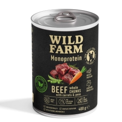 WILD FARM Monoprotein / Beef - Wołowina 400g